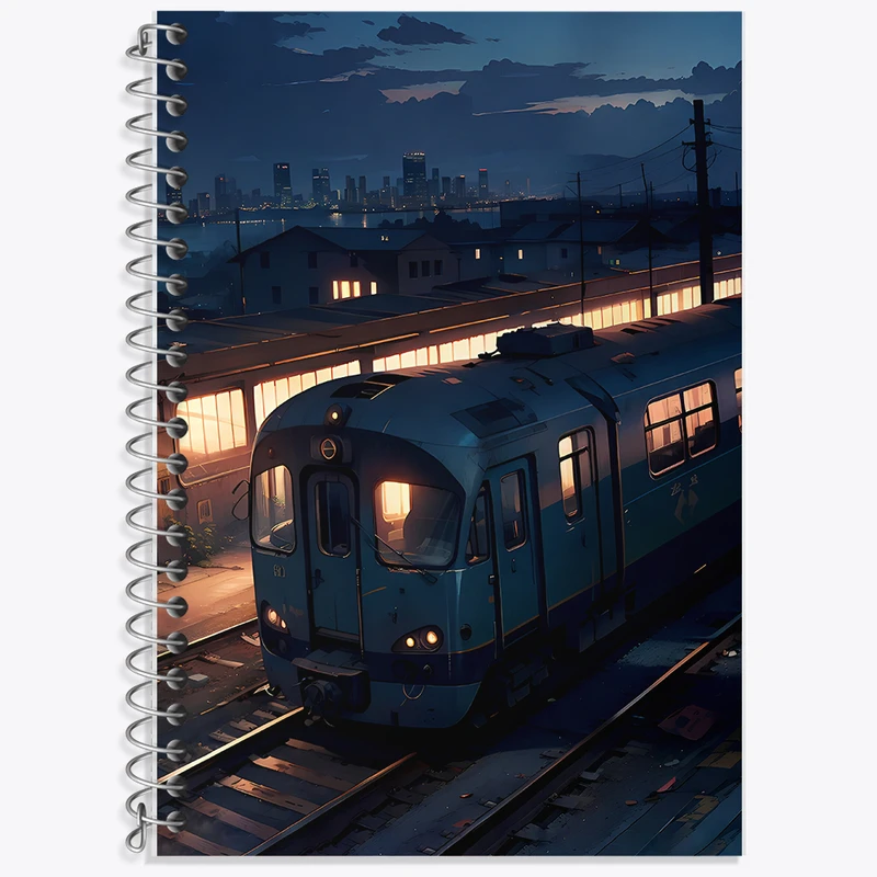 دفتر نت موسیقی 50 برگ خندالو طرح قطار کد F5241