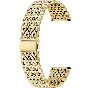 بند مسیر مدل Luxury Stanless-22 مناسب برای ساعت هوشمند گلوریمی GR1 45mm