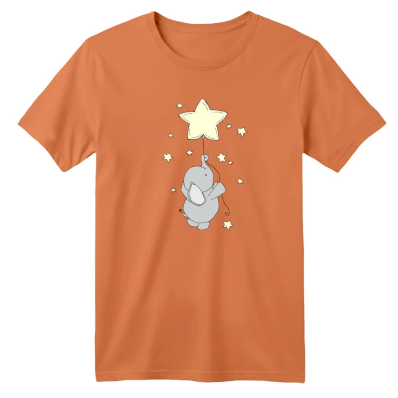 تی شرت آستین کوتاه بچگانه مدل فیل کد ۱۱