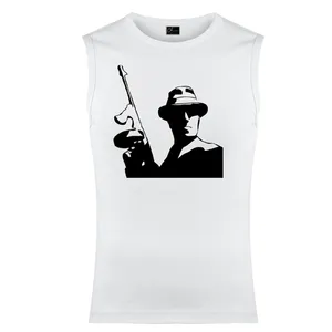 تاپ مردانه مدل  mafia کد M25 رنگ سفید