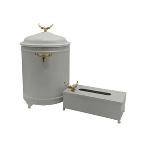 ست سطل و جای دستمال کاغذی مدل 1375G