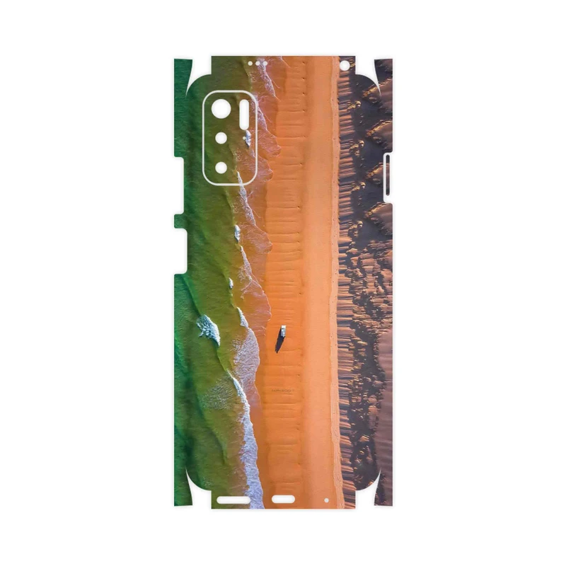 برچسب پوششی ماهوت مدل Beach and Green Sea-FullSkin مناسب برای گوشی موبایل شیائومی Poco M3 Pro 5G