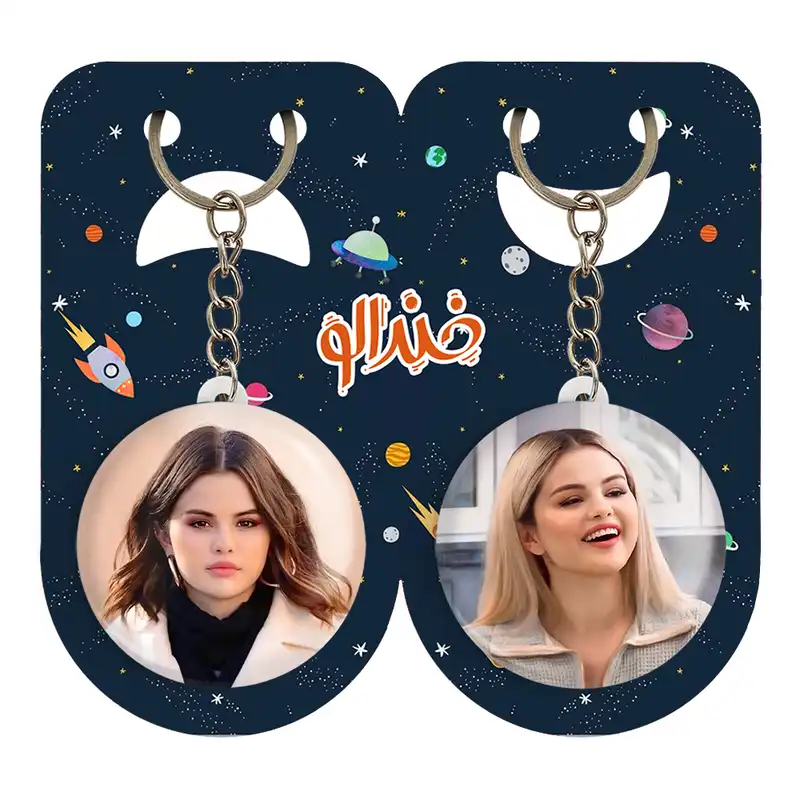 جاکلیدی خندالو مدل سلنا گومز Selena Gomez کد 1920119203 مجموعه 2 عددی