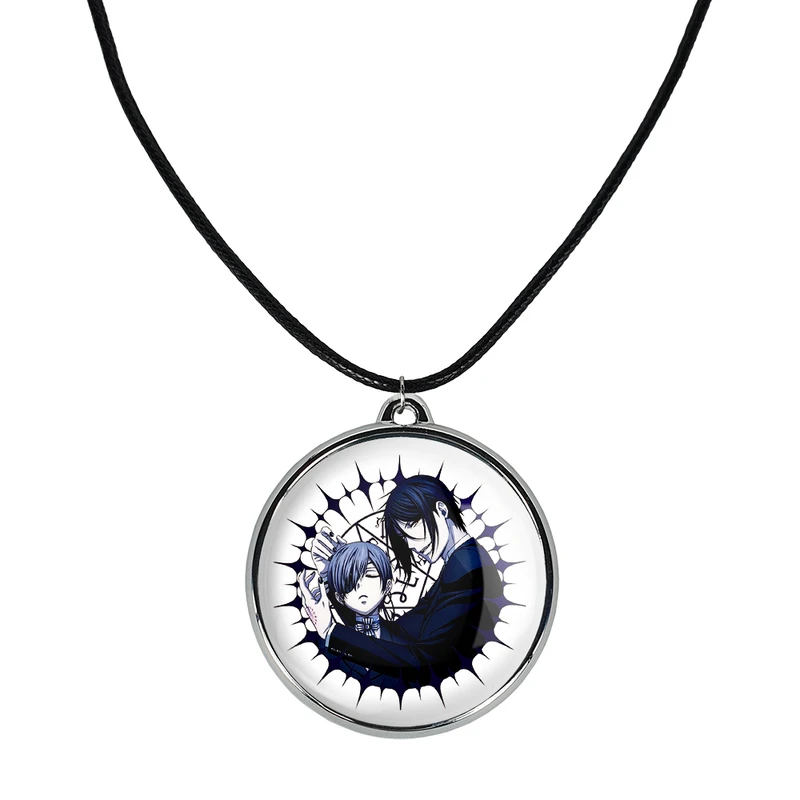 گردنبند خندالو مدل سباستین و شیل انیمه خادم سیاه کد 1632716333