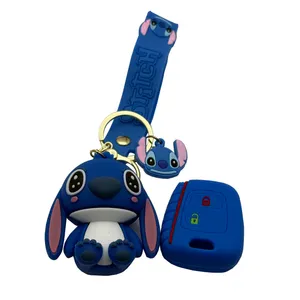 کاور ریموت و سوئیچ خودرو ام آر جی مدل A1089 طرح سیلیکونی مناسب برای پژو 207 به همراه جاسوییچی عروسکی