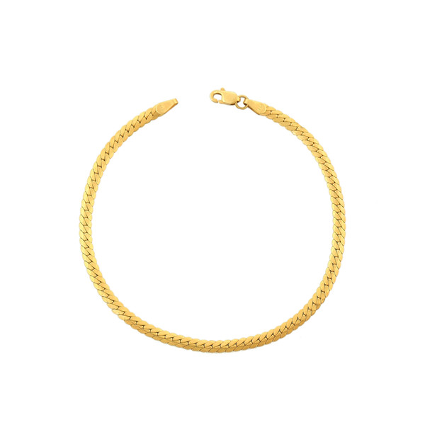 دستبند طلا 18 عیار زنانه هور گالری مدل Rcb254