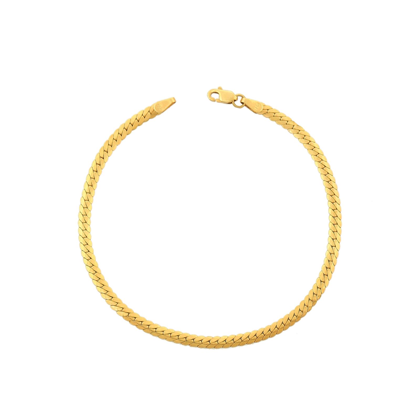 دستبند طلا 18 عیار زنانه هور گالری مدل Rcb254 -  - 1