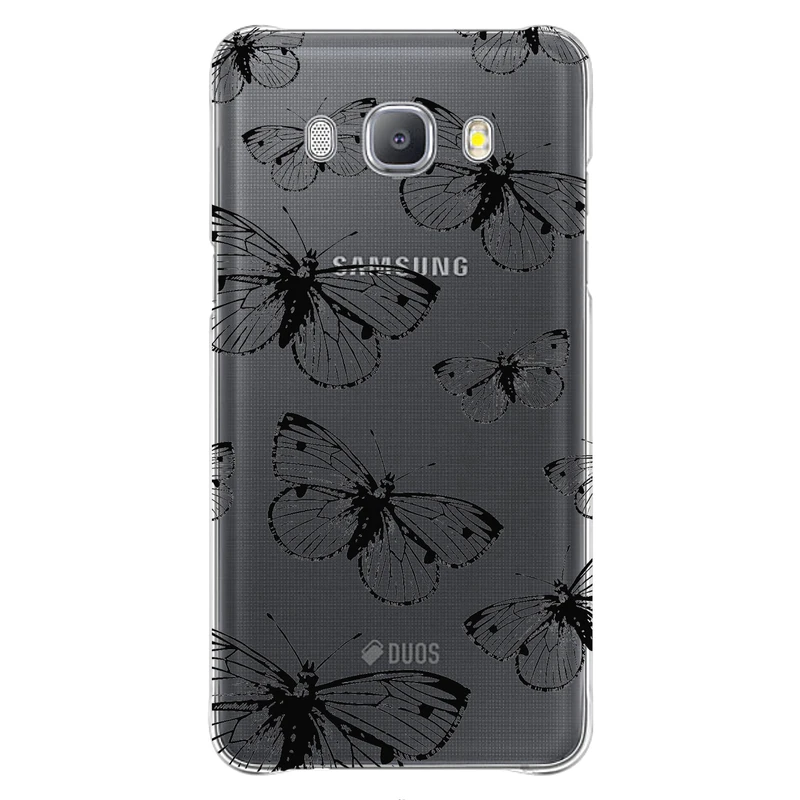 کاور مگافون طرح پروانه مدل C54-B مناسب برای گوشی موبایل سامسونگ Galaxy J7 2016 / J710