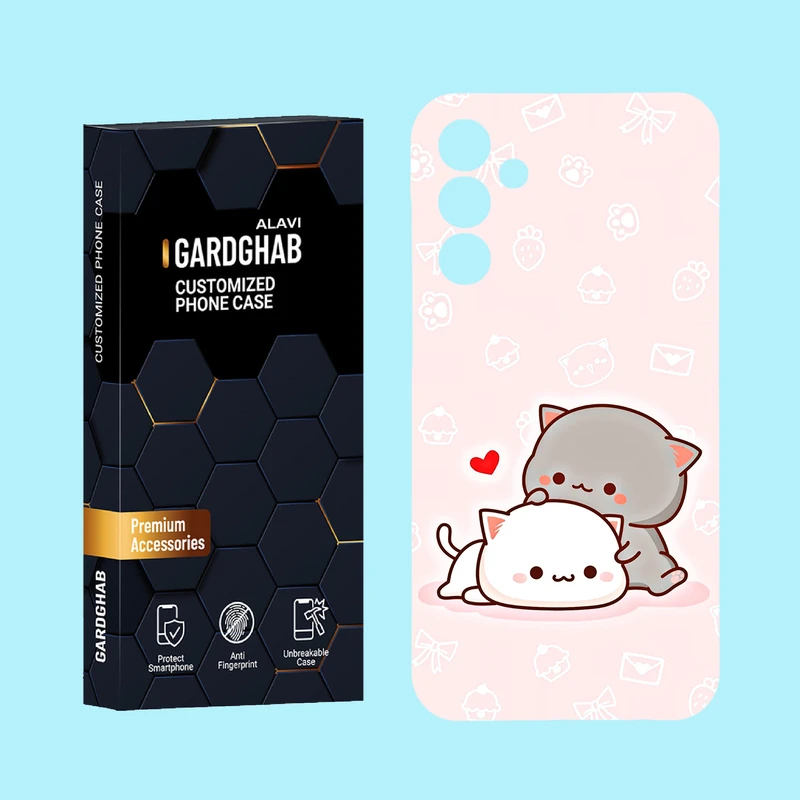 کاور گارد قاب علوی مدل عاشقانه مناسب برای گوشی موبایل سامسونگ Galaxy F15 5G