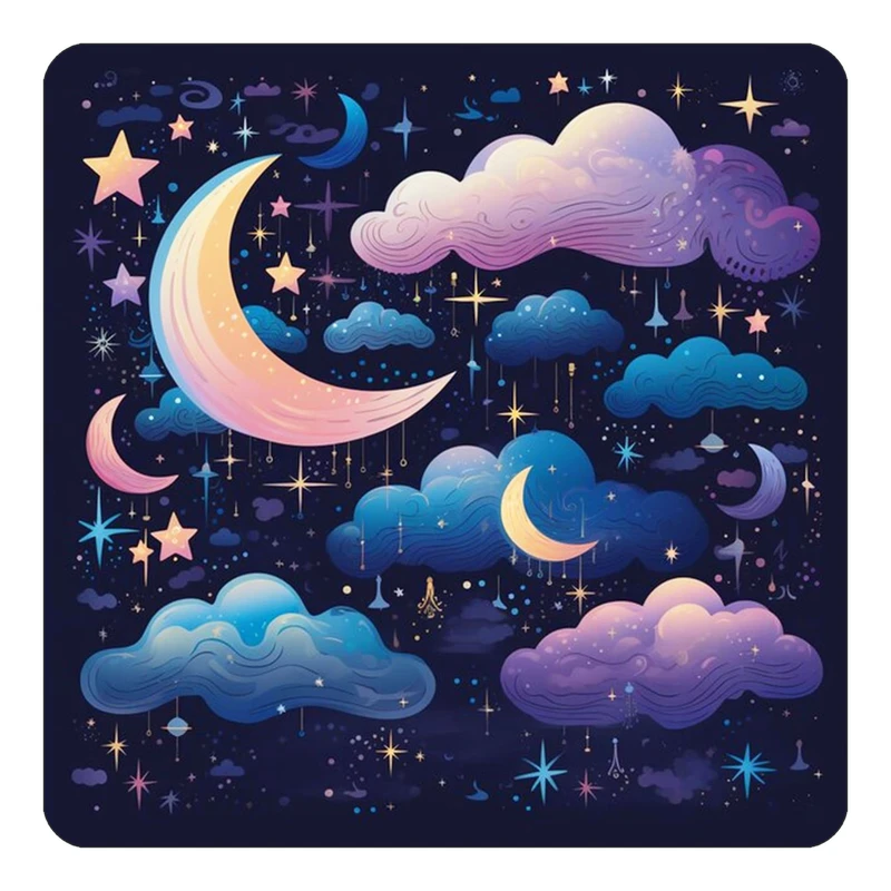 مگنت کاکتی طرح ماه و ستاره مدل mp53070