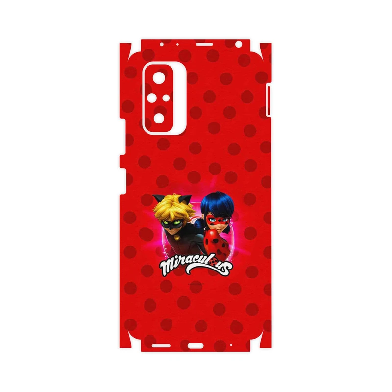برچسب پوششی ماهوت مدل Ladybug and Cat Noir-FullSkin مناسب برای گوشی موبایل شیائومی Redmi Note 10 Pro
