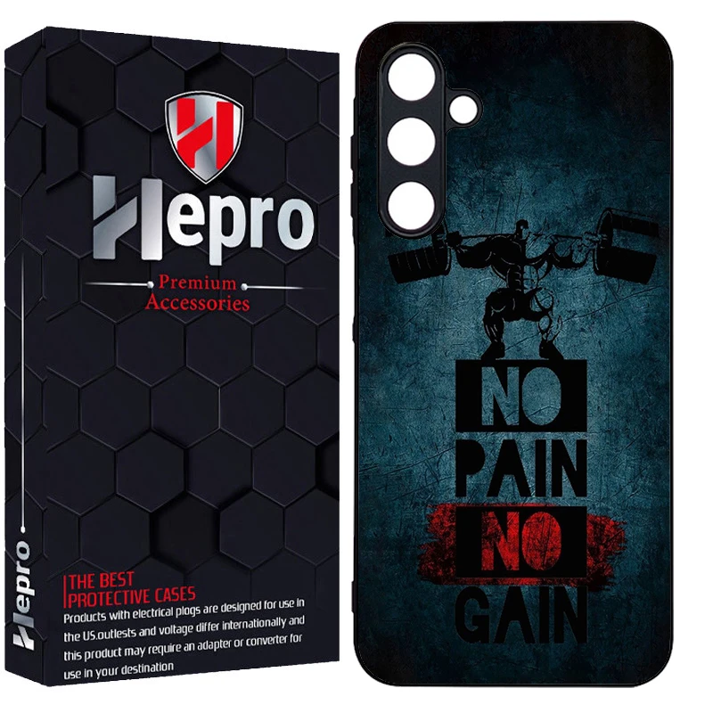 کاور هپرو طرح NO PAIN NO GAIN کد TPU-109 مناسب برای گوشی موبایل سامسونگ Galaxy A16