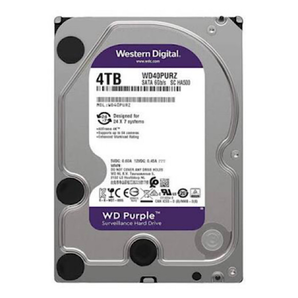 هارد دیسک اینترنال وسترن دیجیتال با رابط SATA 3.0 مدل Wd43purz ظرفیت چهار ترابایت