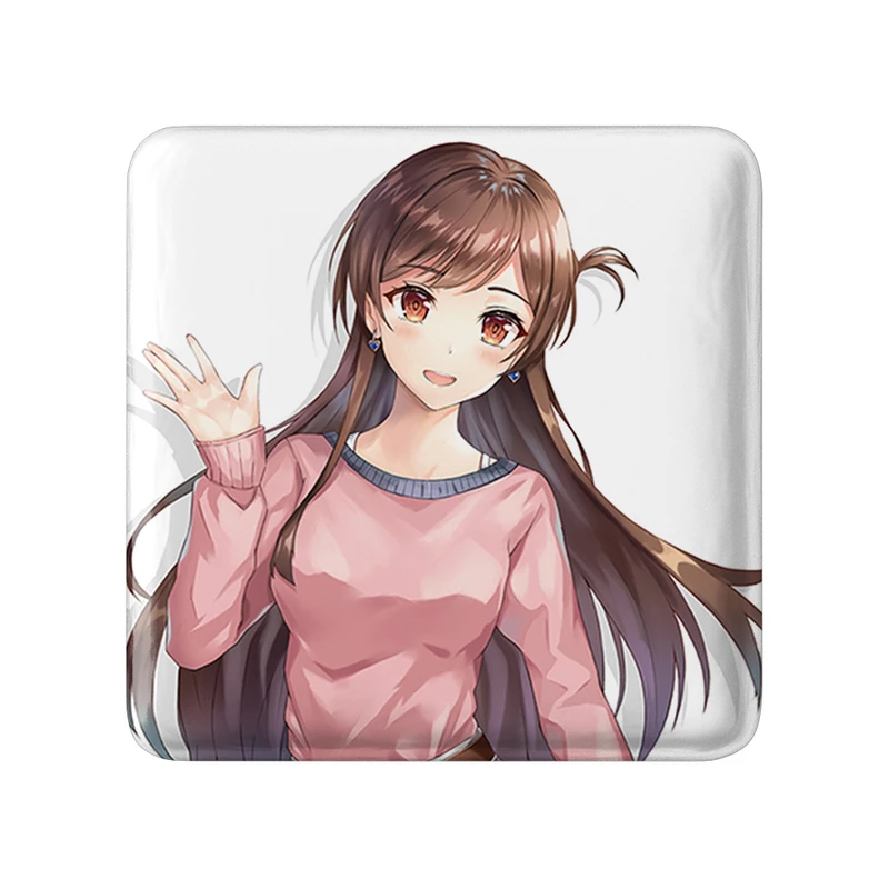 پیکسل خندالو طرح چیزورو انیمه کانوجو اوکاری مدل مربعی کد 34842