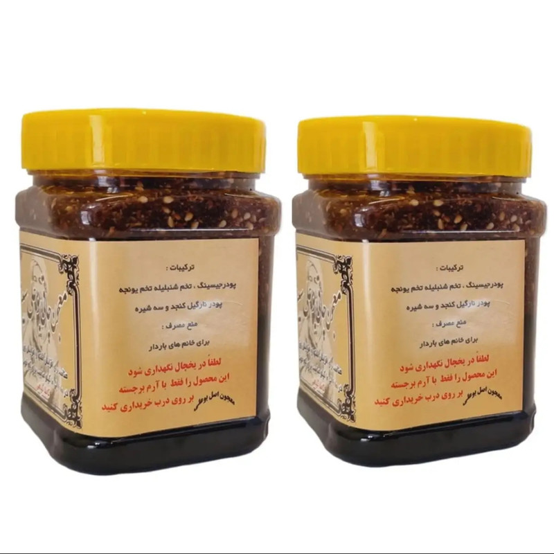 معجون چاقی بوعلی‌سینا -  500 گرم بسته 2 عددی