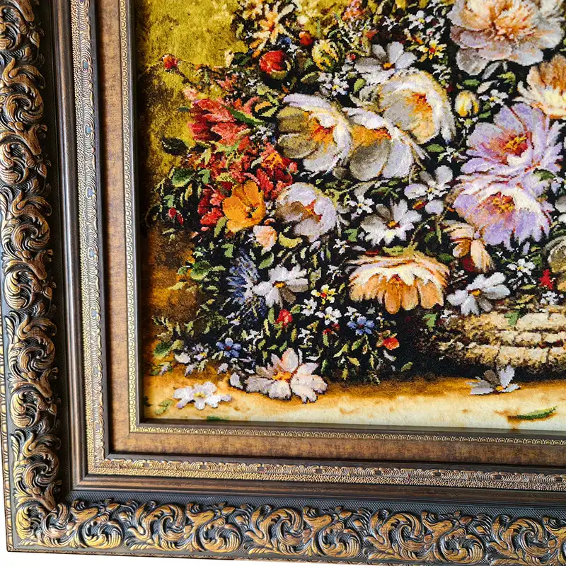 تابلو فرش دستباف مدل به یاد گذشته کد 1385