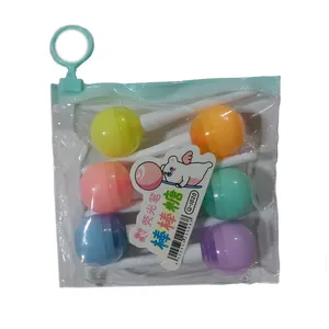 ماژیک علامت گذار مدل فانتزی طرح آبنباتی بسته 6 عددی