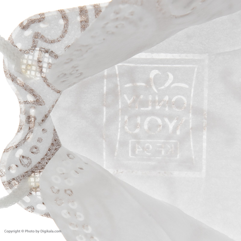 ماسک تنفسی اونلی یو مدل سه بعدی PSLwt 531 بسته 25 عددی