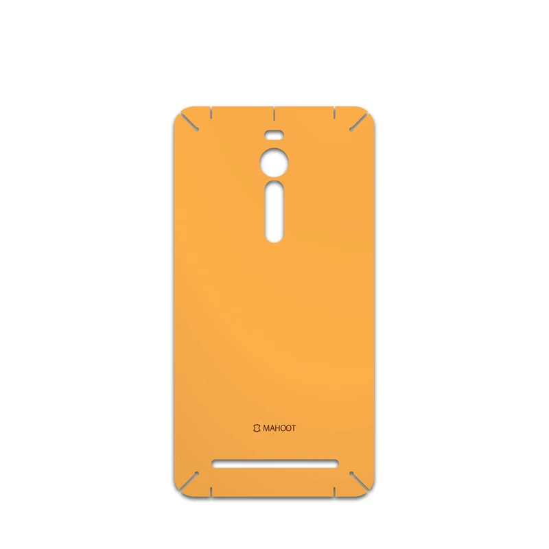 برچسب پوششی ماهوت مدل Matte-Orange مناسب برای گوشی موبایل ایسوس Zenfone 2