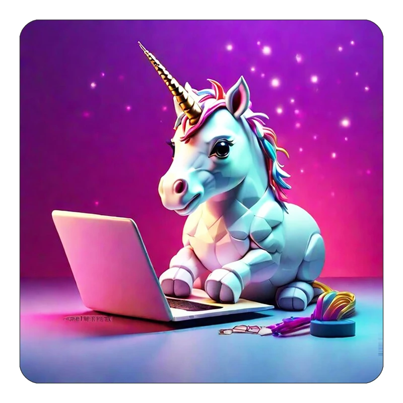 مگنت کاکتی طرح اسب تک شاخ و یونیکورن مدل mp30953