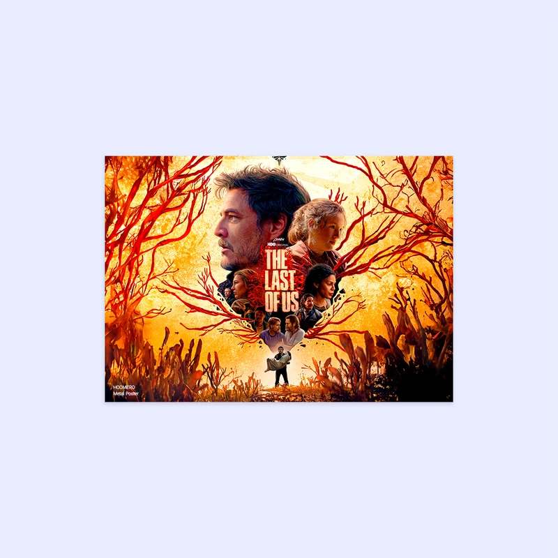 پوستر هومرو مدل فلزی طرح The last of us  کد PS760