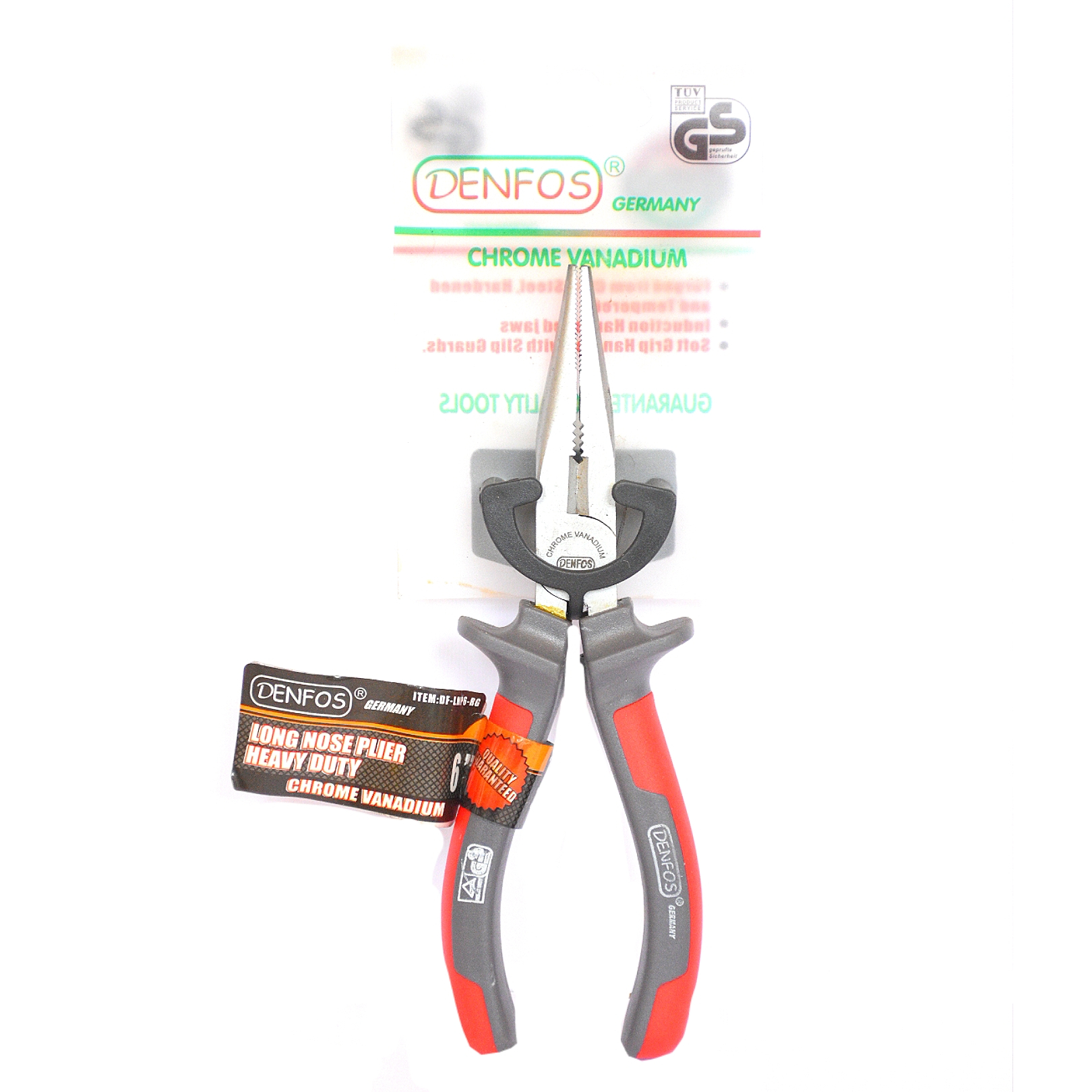 انبر دم باریک دنفوس کد d32 سایز 6 اینچ