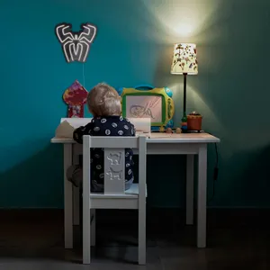 چراغ دیواری نئون دیزاین مدل Spider-BL_WHT