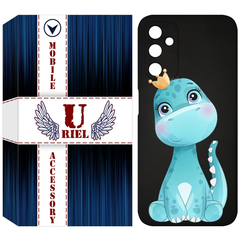 کاور یوریل قاب مدل KSH کد 60 طرح دایناسور مناسب برای گوشی موبایل سامسونگ Galaxy M14