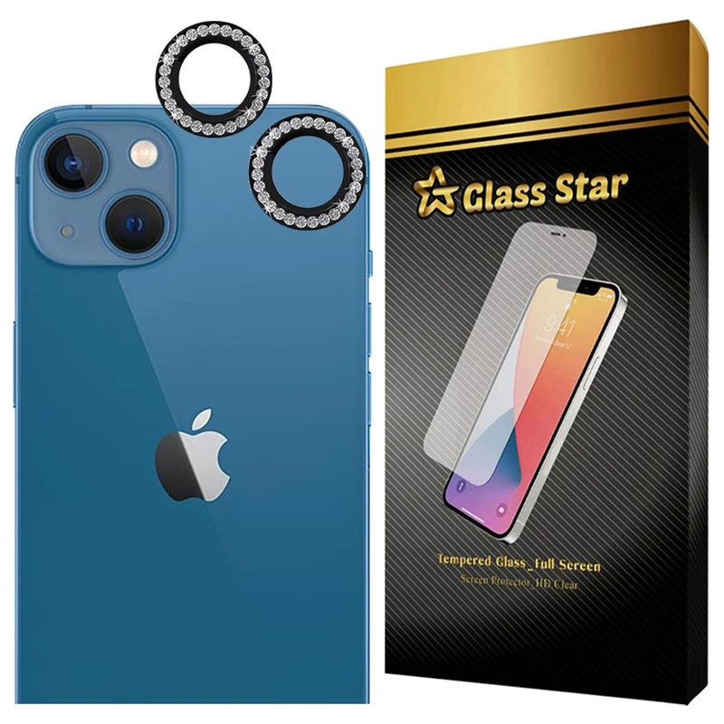 محافظ لنز دوربین شیشه‌ای گلس استار مدل NRIG20 مناسب برای گوشی موبایل اپل iPhone 15