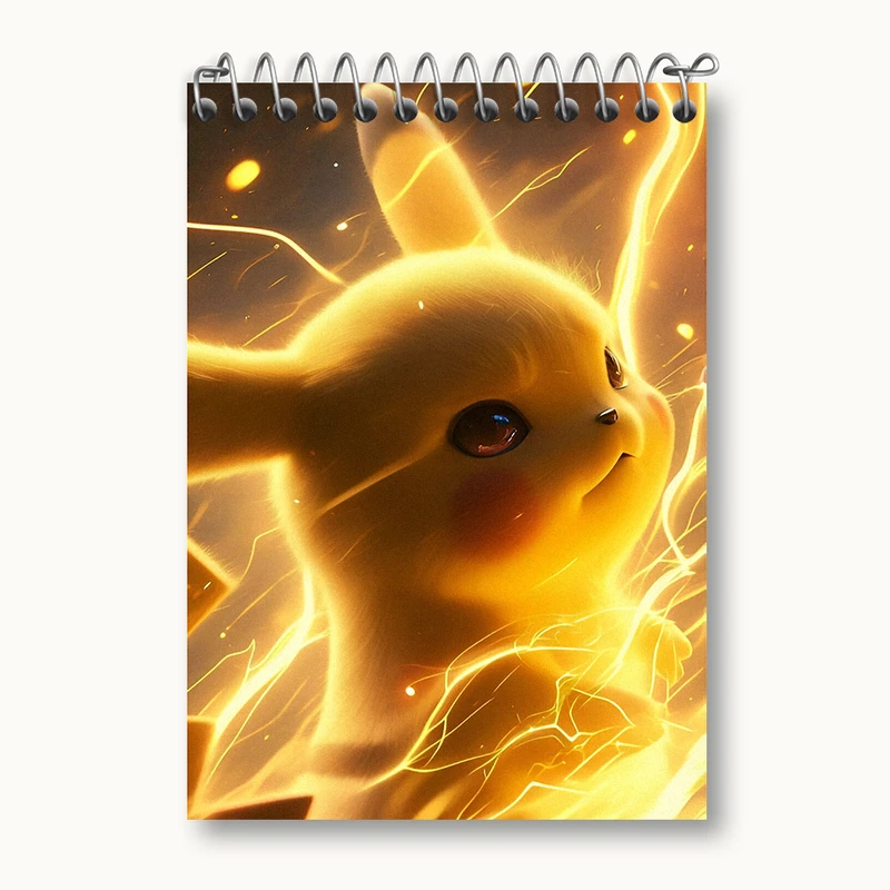 دفتر یادداشت 50 برگ خندالو طرح انیمه پوکمون کد N2853