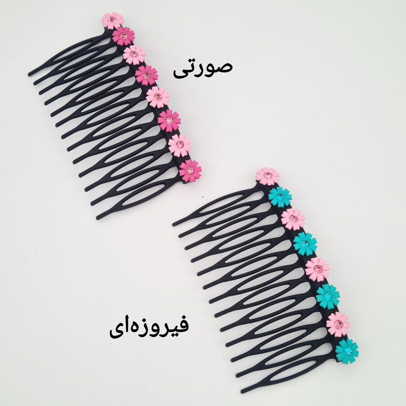 شانه مو زنانه مدل گل کد sh 684