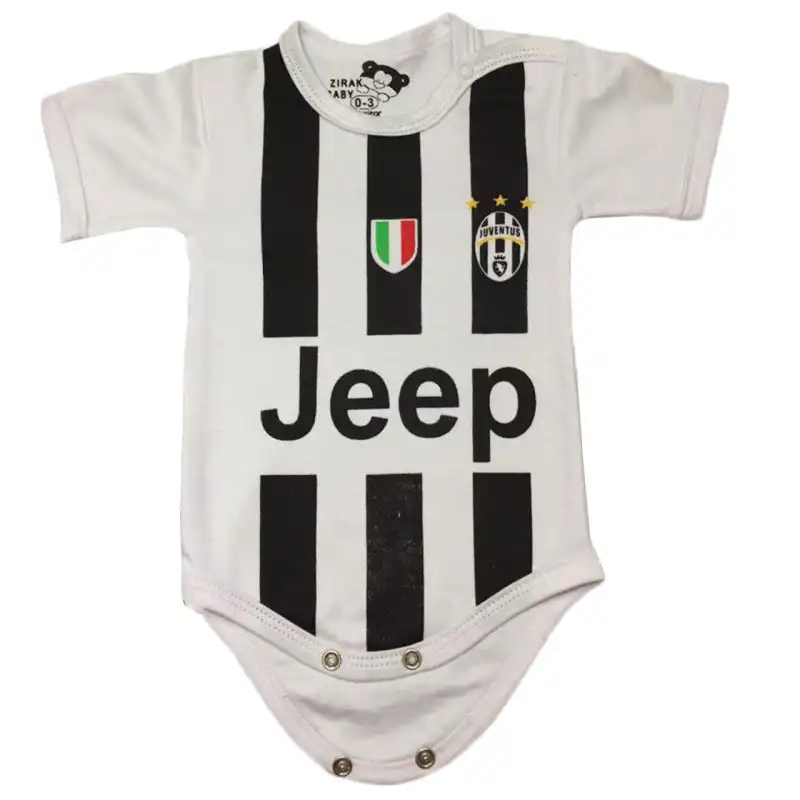 بادی آستین کوتاه نوزادی مدل یوونتوس