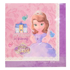 دستمال سفره کودک مدل Princess in training مجموعه 20 عددی