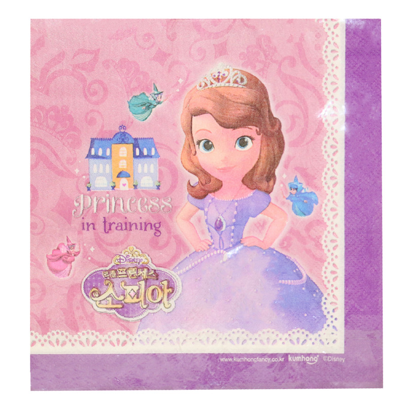 دستمال سفره کودک مدل Princess in training مجموعه 20 عددی