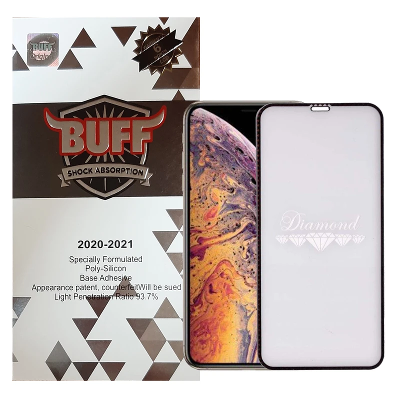 محافظ صفحه نمایش 5D بوف مدل Diamond مناسب برای گوشی موبایل اپل IPhone 11 pro max