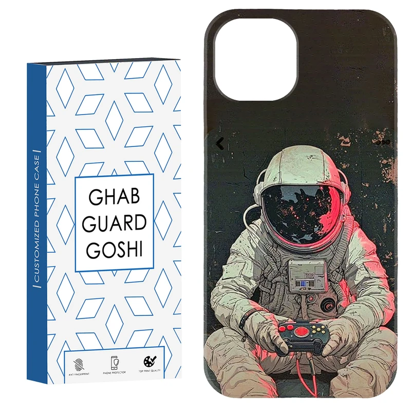 کاور قاب گارد گوشی طرح فضانورد کد TPU-447 مناسب برای گوشی موبایل اپل iPhone 13 / 14
