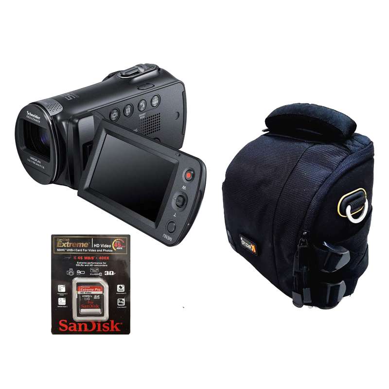 دوربین فیلم برداری و عکاسی سامسونگ مدل HMX-F80 به همراه کیف و کارت حافظه دوربین فیلم برداری و عکاسی سامسونگ مدل HMX-F80 به همراه کیف و کارت حافظه