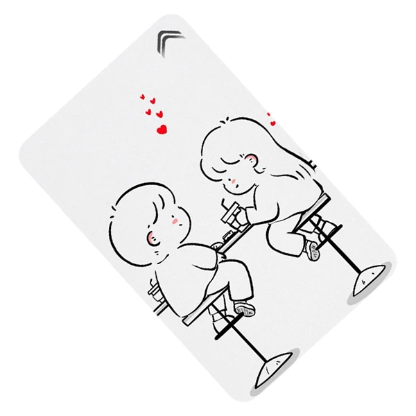 استیکر کارت بانکی طرح عاشقانه فانتزی مدل CAC730-K-G1-179