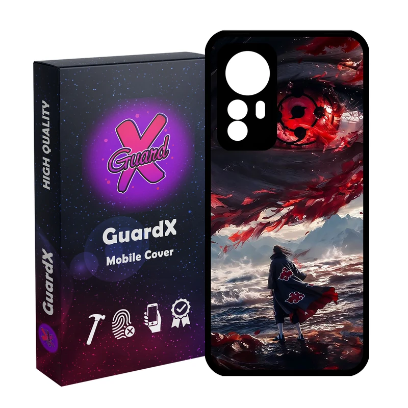 کاور گارد ایکس طرح ایتاچی انیمه ناروتو مدل  Glass10765 مناسب برای گوشی موبایل شیائومی Redmi Note 12S