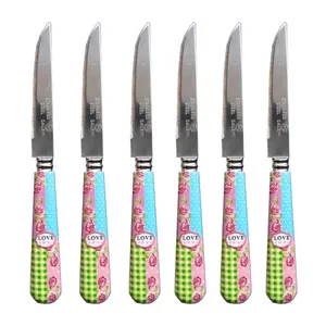 کارد میوه خوری طرح love مدل333 بسته 6 عددی