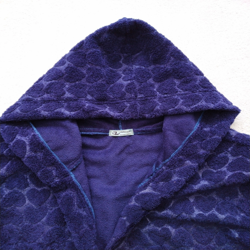 حوله پالتویی زمانیان مدل خانگی طرح قلب سایز 120