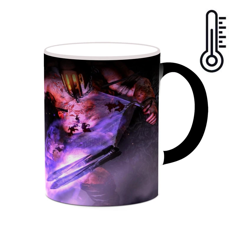 ماگ حرارتی کاکتی طرح گاد آف وار God Of War مدل mgh40440