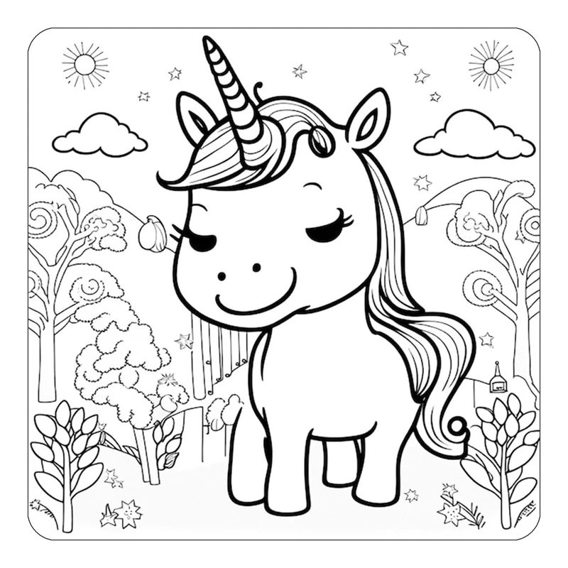 مگنت کاکتی طرح اسب تک شاخ و یونیکورن مدل mp32678