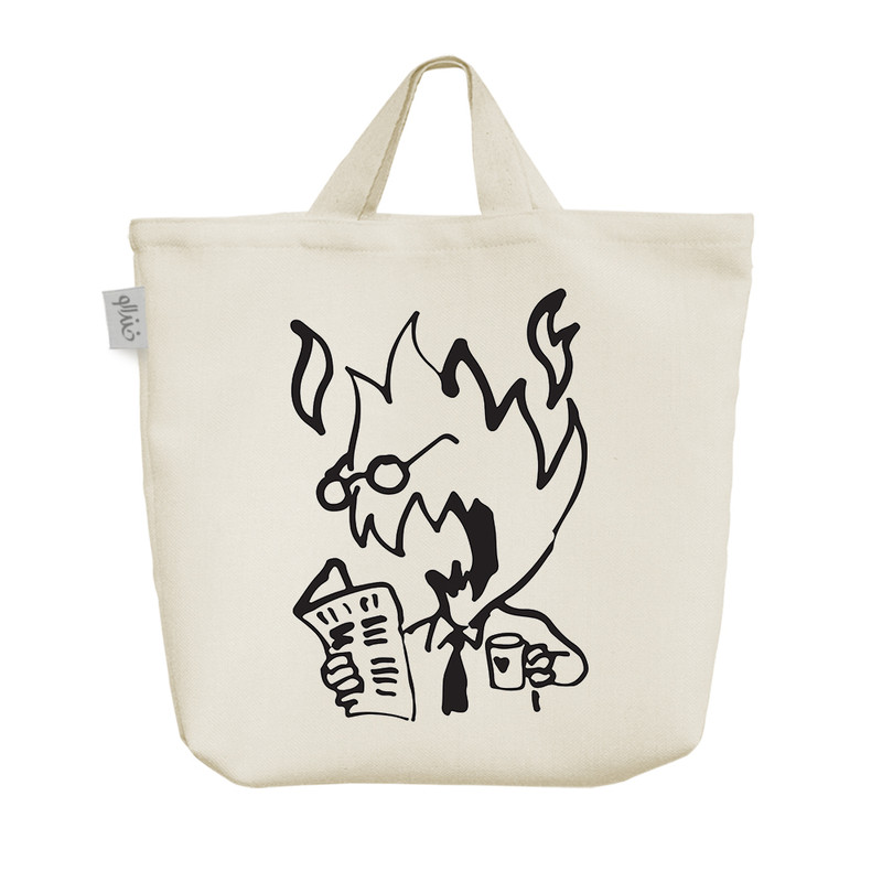 ساک خرید خندالو مدل اخبار آتشین کد 9009