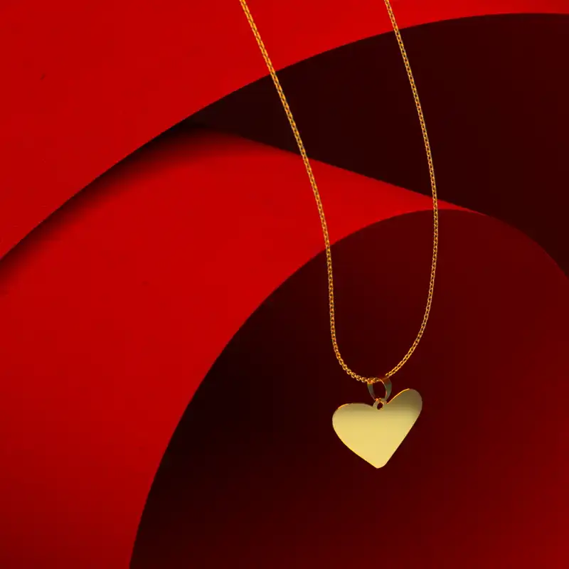 گردنبند طلا 18 عیار زنانه مدوپد مدل مثلث کد CA10646