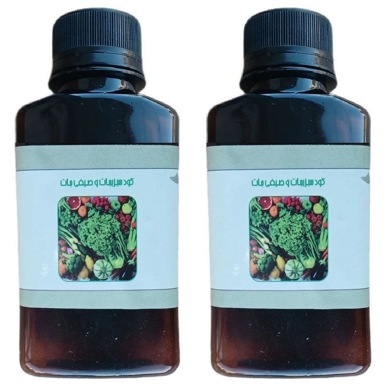 کود مایع سبزی جات و صیفی جات مدل life drop حجم 110 میلی لیتر بسته 2 عددی
