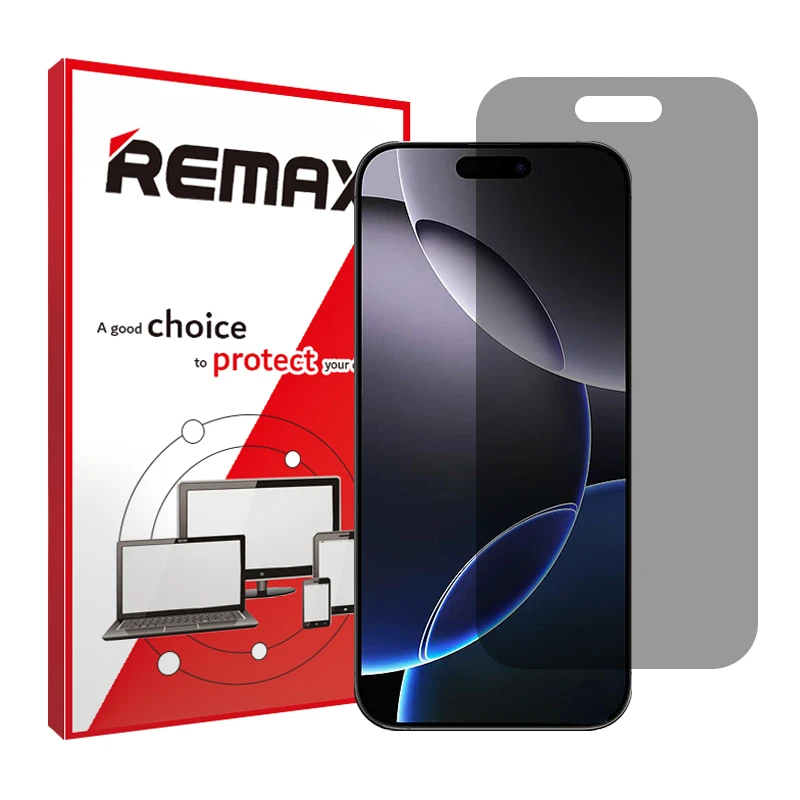 محافظ صفحه نمایش حریم شخصی ریمکس مدل Shield مناسب برای گوشی موبایل اپل Iphone 16 Pro Max