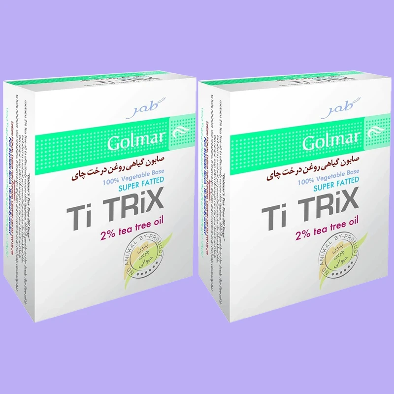 صابون شستشو ضد باکتری بدن گلمر مدل ti tirix مناسب برای پوست حساس وزن 100 گرم مجموعه دو عددی