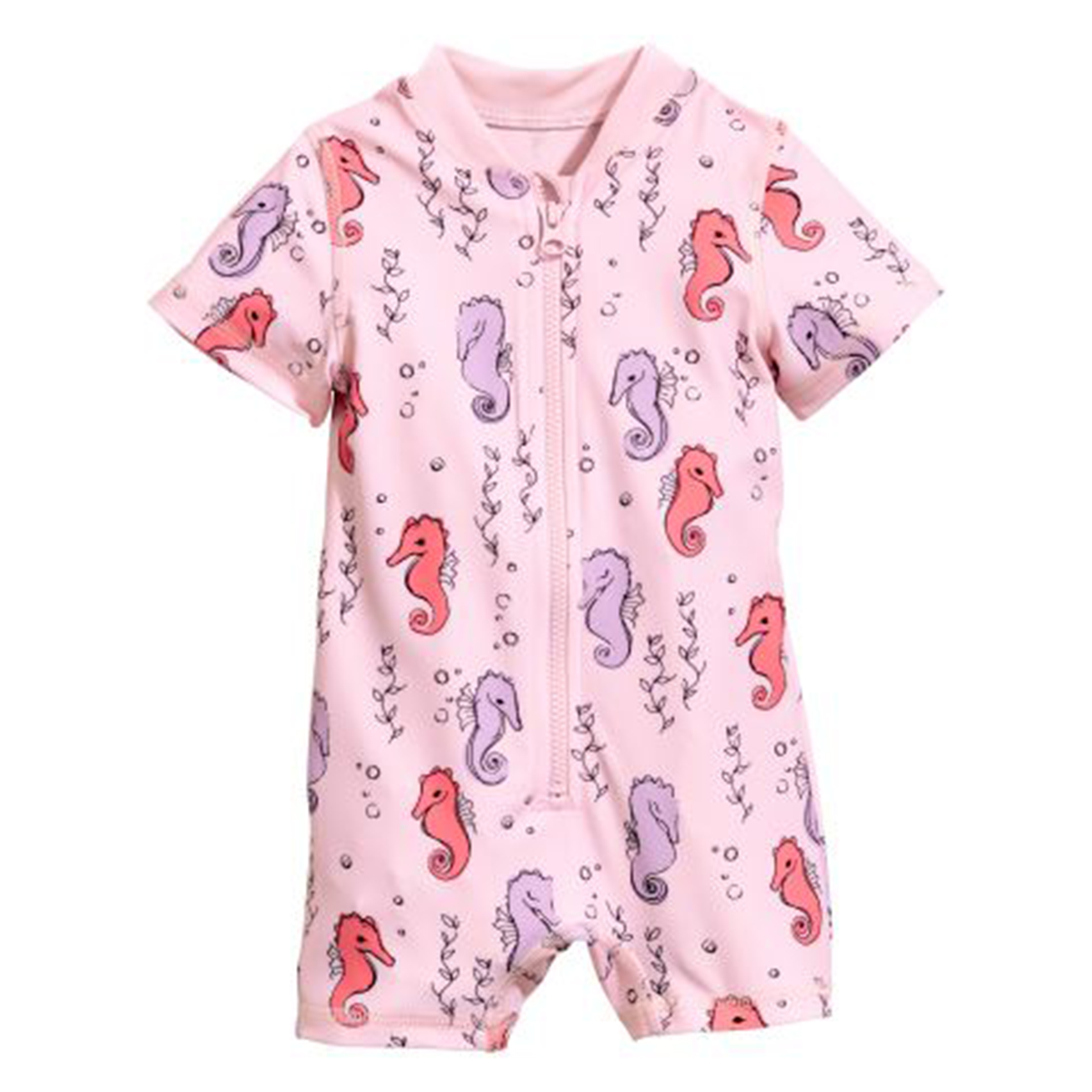 بادی آستین کوتاه نوزادی اچ اند ام مدل 0453145