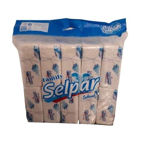 دستمال کاغذی 150برگ  سیل پر مدل اقتصادی بسته 10 عددی